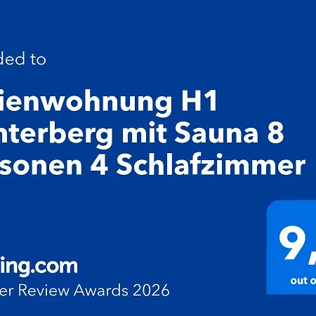 דירה H1 Mit Sauna 8 Personen 4 Schlafzimmer *